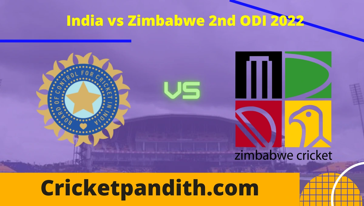 India vs Zimbabwe 2nd ODI 2022 Prediction