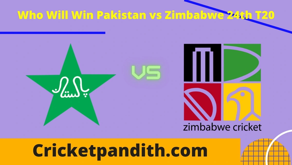 Pakistan vs Zimbabwe 24th T20 2022 Match Prediction